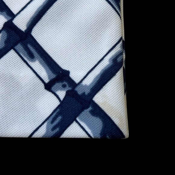 70s Vintage Highwaisted Maxi Skirt Polyester Bamboo Grid Pattern David Smith. - Picture 9 of 9